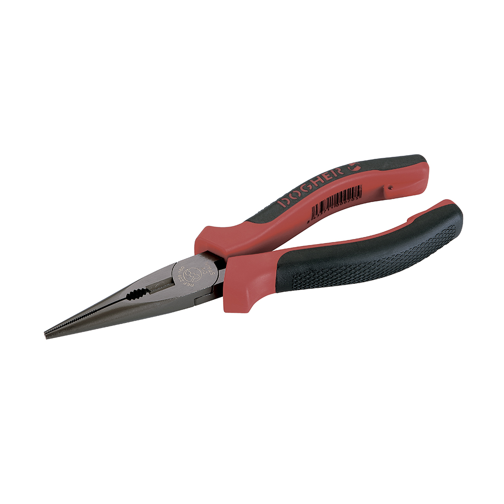 PINCE MI-RONDE BEC LONG DROIT CRV 160MM