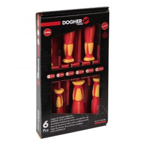 jeu de 6 tournevis isole