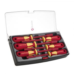 JEU 6 TOURNEVIS VIDE PORTE EMBOUT