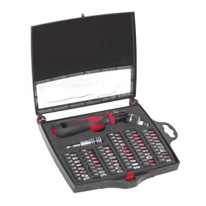 COFFRET TOURNEVIS A CLIQUET 58 PCS
