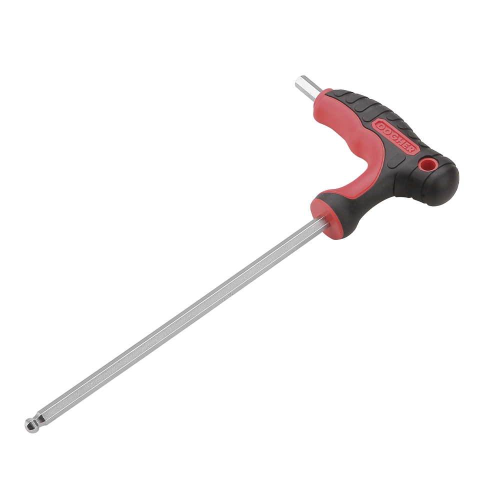 CLÉ EN -T- HEXAG. TÊTE SPHÉR. 5x140MM