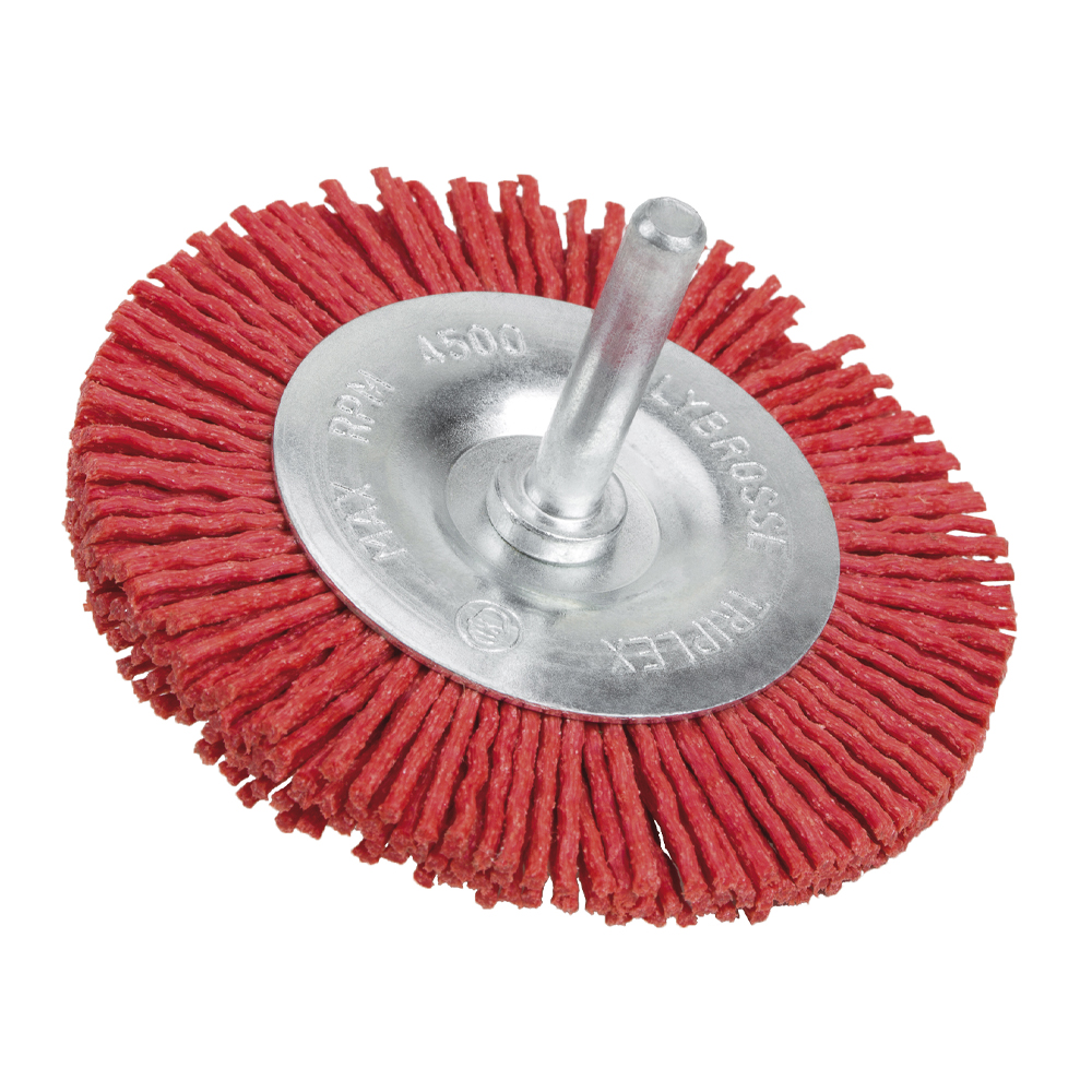 BROSSE NYLON CIRCULAIRE SUR TIGE 75MM